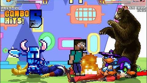 MUGEN battle #3976: Team Darkwing Duck vs Team Duck Dodgers