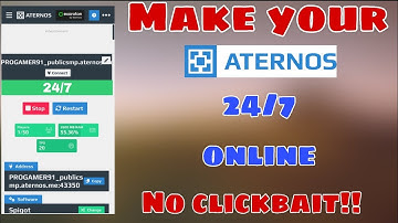 Unveiling the Secret to Running an Aternos Server24/7😱|Make your server 24/7 for free no clickbait!