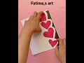 Birthday greeting card♥️#ytshorts #youtubeshorts #fatimasart