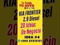 Kia Frontier 2.9 Diésel: Servicio de Mudanzas Rápidas 🚛🏠