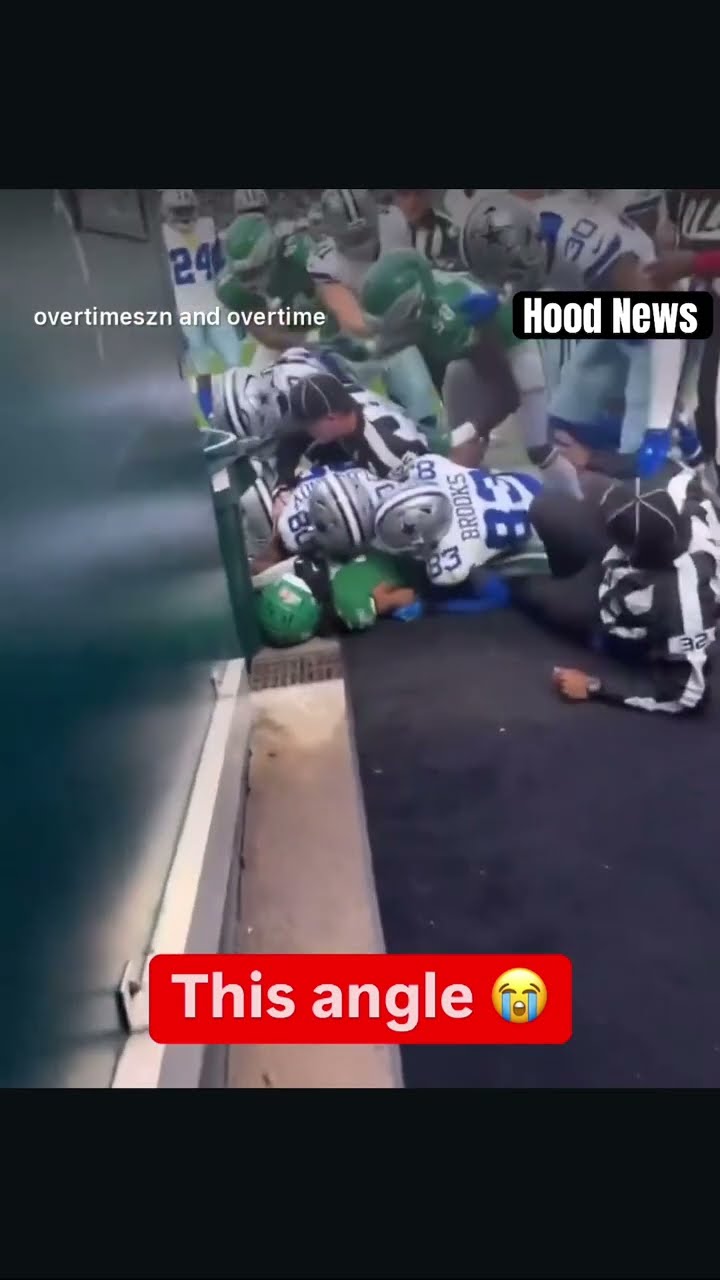 Cowboys lost so they started a fight #hoodnews #dallascowboys #eagles #dallas #brawl #nfl #omg #how