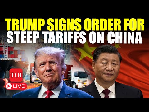 Trump Live: President Trump Delivers Speech On Tariff Threat For China | Trump Tariff News