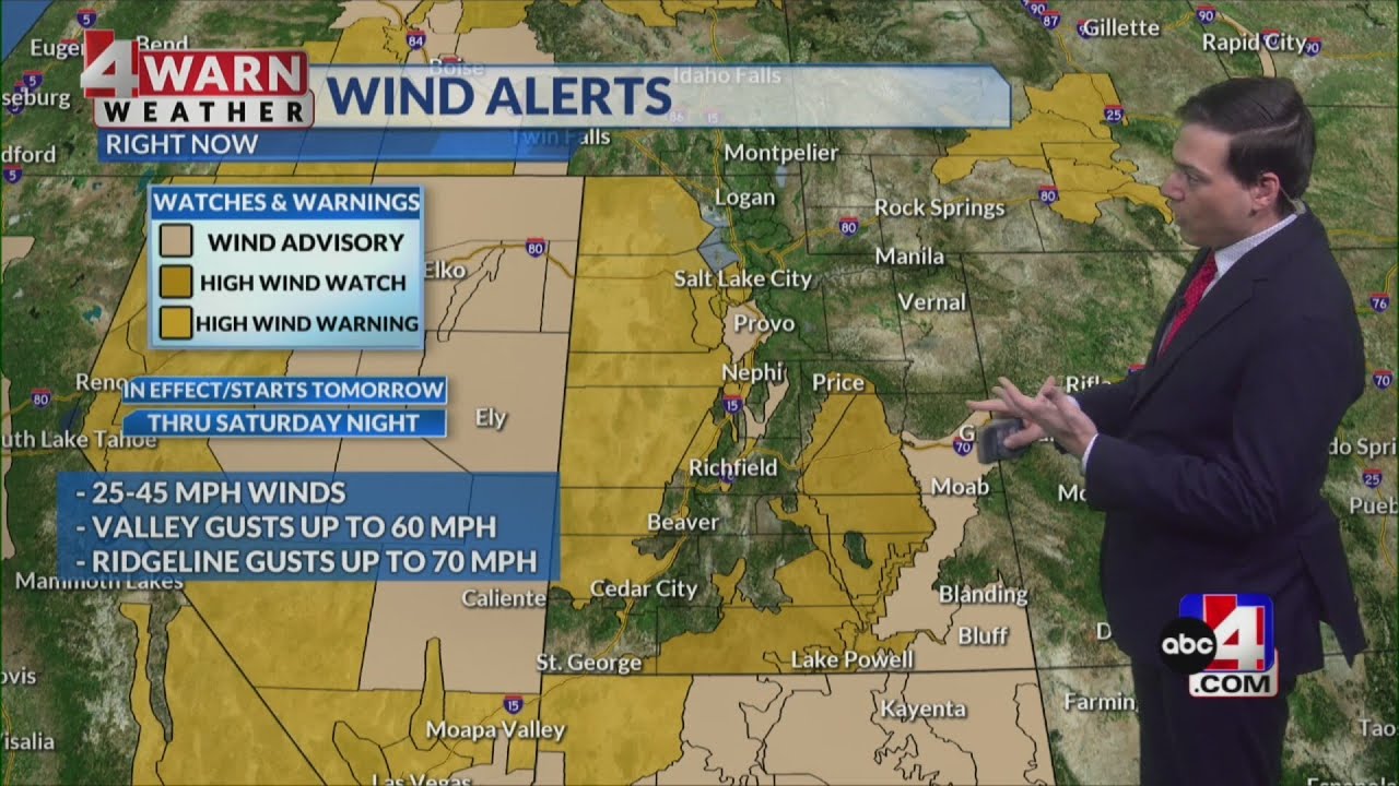 High wind and warmth ahead of big weekend cooldown - YouTube