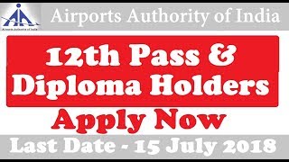 AAI Recruitment 2018 | Apply Online 186 Job Vacancies