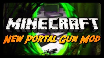 Minecraft Mod Review: PORTAL GUN v3! (Revamped Gun Model, High Energy Pellets, & More!)