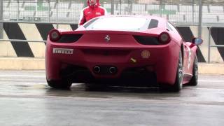 Ferrari 458 challenge exhaust sound 2 ...