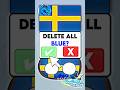 Removing BLUE from flags🟦 #countryballs #edit || #shorts #fypシ #polandball