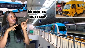 Danfo Bus vs BRT vs Train — Which One Rules Lagos? 🇳🇬