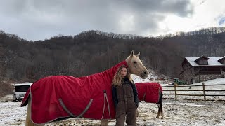 Winter on a Horse Ranch in the Appalachian Mountains