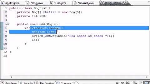 Java Video Tutorial Part 59 |   Class to Hold Objects