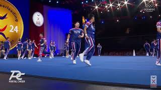 Team Chinese Taipei Coed Premier ICU World Cheerleading Championship 2024 Finals