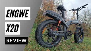 ENGWE X20 🔥 E-Fatbike mit 1000 Watt und zwei Akkus  im Test 👀 [Deutsch]