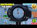 They Think They Are Safe Against My AWM in PUBG Mobile • (27 KILLS) • PUBGM (HINDI)