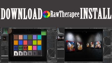 How to Download and Install RawTherapee.