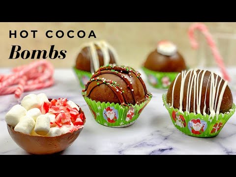 HOT COCOA BOMBS  Hot Chocolate Bombs  Holiday Gift Idea