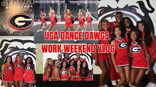 UGA Dance Dawgs Vlog | Work Weekend 2024 *college dance team* *senior season*