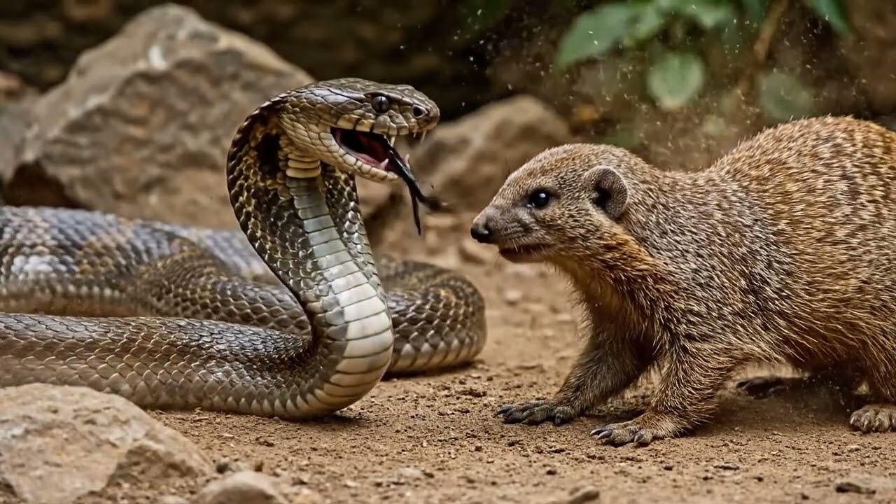 Epic Snake vs Mongoose Battle – Nature’s Deadliest Duel!