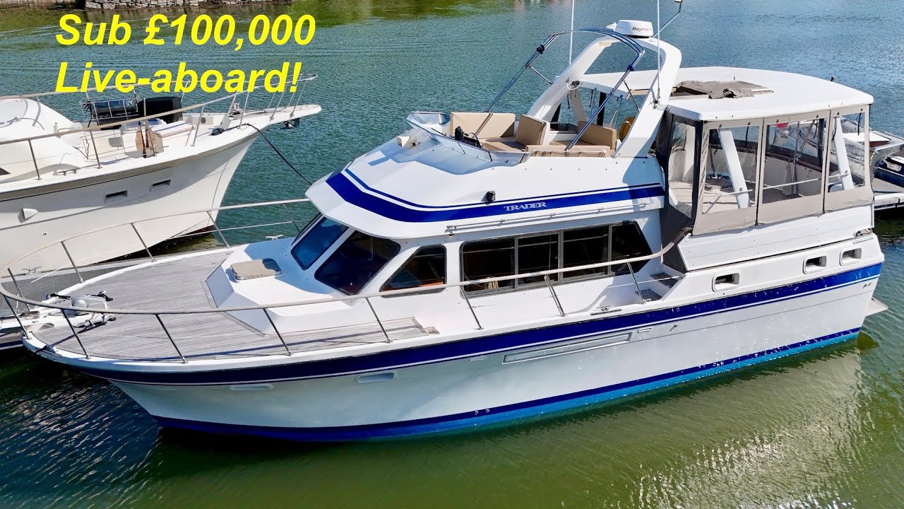 £99,950 Yacht Tour : 1990 Trader 41+2