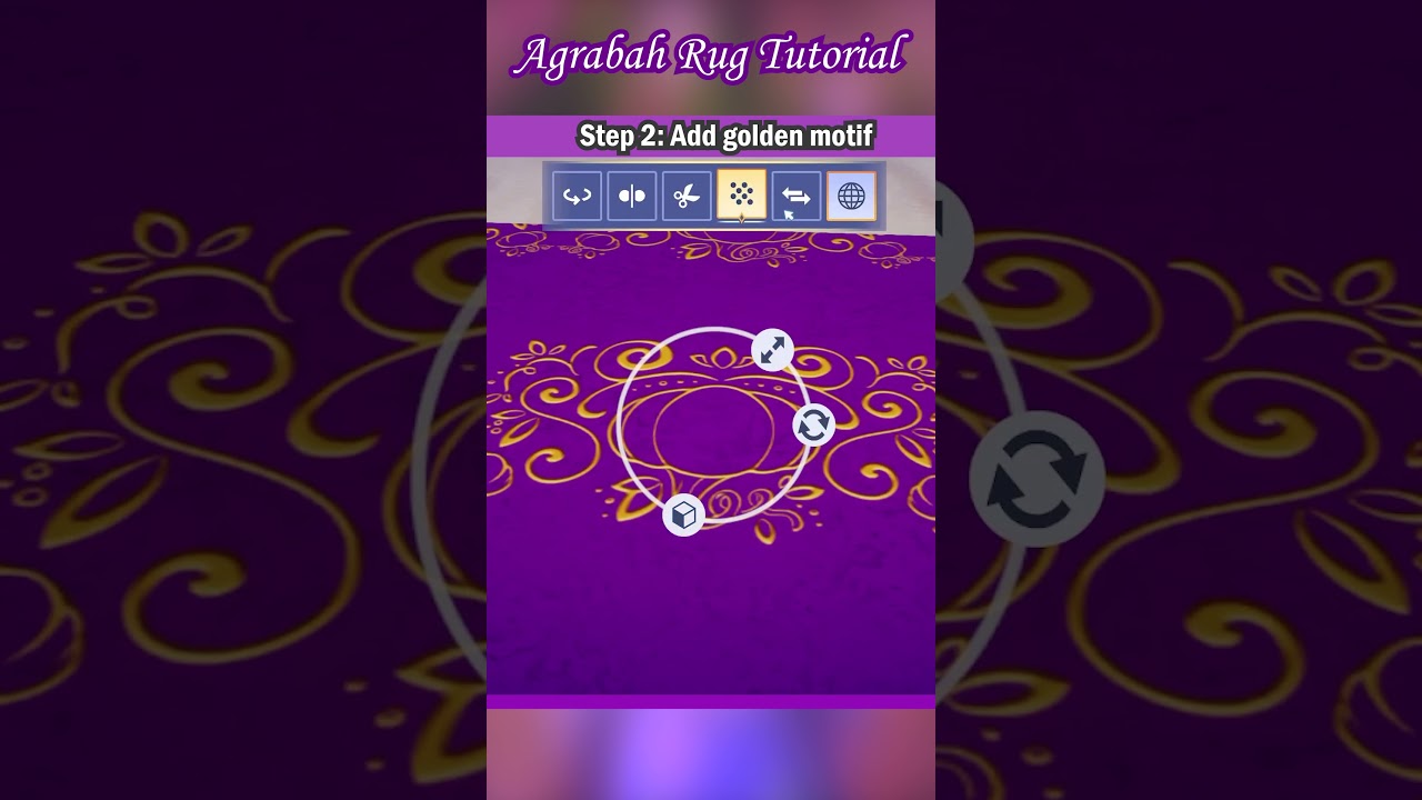 Purple Rug tutorial - Agrabah style 