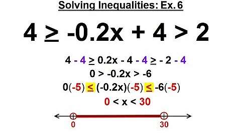 Algebra - Ch. 3: Formula, Inequalities, Absolute Value (27 of 33) Solve Inequalities Ex 6