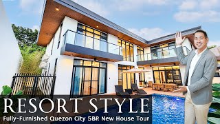 House Tour QC88 •&quot;This is a Rare FULLY-FURNISHED Find!&quot; STELLAR Quezon City 5BR House &amp; Lot for Sale