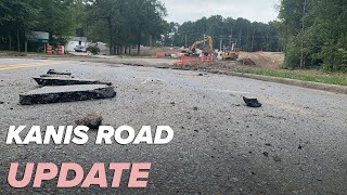 Kanis Road construction half-way through $13 million project