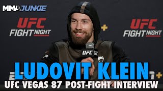 Ludovit Klein Calls Out Paddy Pimblett After Scoring Rare TKO Finish | UFC Fight Night 238