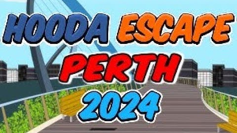 Hooda Escape Perth 2024 - Walkthrough / Hints / Cheats