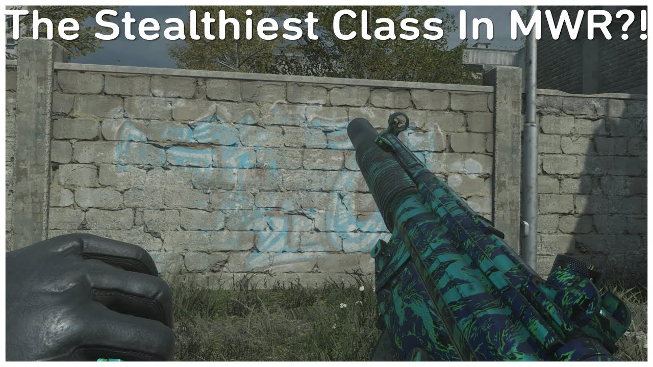 The Stealthiest Class In MWR! - (Modern Warfare Remastered)