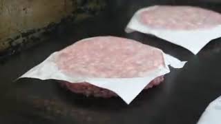 An American cheeseburger made by a chef at New York Culinary School