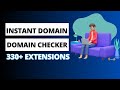 Free Instant Domain Checker: Check the Availably of a Domain