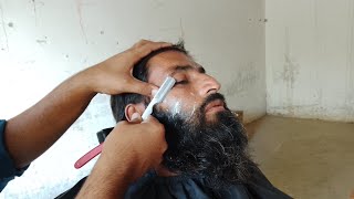 ASMR Perfect Long Beard Setting | Satisfying Beard Trim ASMR | Madni Hair Salon