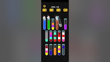 Color Water Sort 3D level 445   - Water Color Sorting Games TapNation #watersortpuzzle