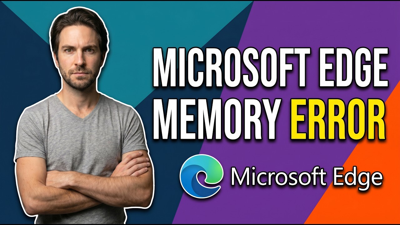 How To Fix Microsoft Edge Memory Error (Quick Guide) - YouTube