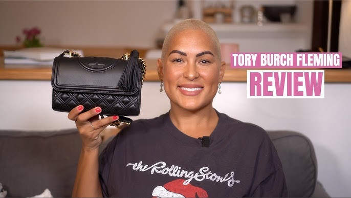 Unboxing my first Tory Burch bag  Fleming soft quilted camera bag