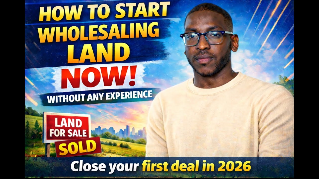 How to Wholesale Land in 2026 With NO Money & NO Experience - YouTube