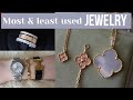Most and Least Used Jewelry | Van Cleef and Arpels, Cartier, Rolex, Hermes, Tiffany and Co|