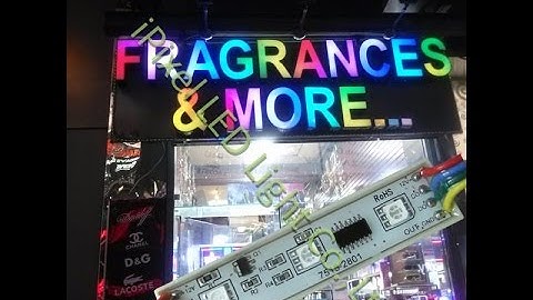 Rectangle LED pixel module WS2801 control