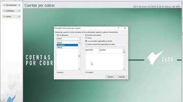 Microsip Cuentas por cobrar: Restringir conceptos a usuarios