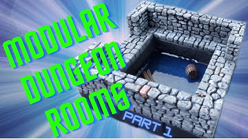 Hirst Arts Dungeon Rooms for Dungeons and Dragons - PART 1