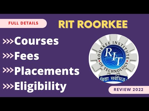 RIT Roorkee review 2022|Roorkee Institute of Technology|Placements|Eligibility|Fees|Campus|