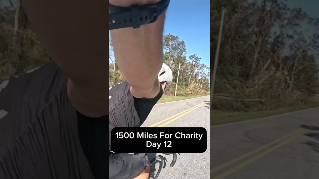 Full Video 👆 Lots of Dirt Roads Day 12 of Cycling 1500 Miles for Charity