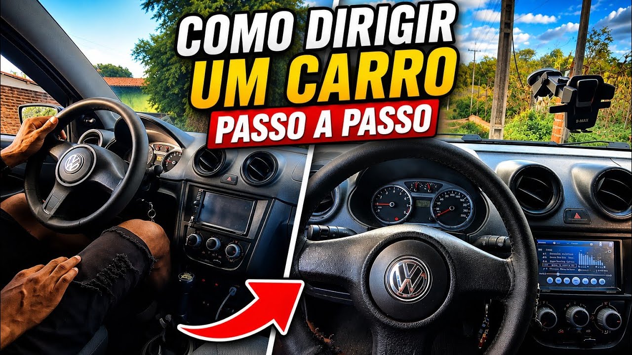 COMO DIRIGIR UM CARRO PASSO A PASSO, *JEITO SIMPLIFICADO* - YouTube
