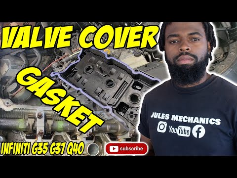 How to replace valve cover gaskets infiniti G35 G37 Q40