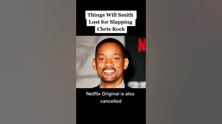 Things Will Smith Lost For Slapping Chris Rock #shorts