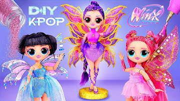 K-Pop Demon Hunters Glow Up into Winx! 9 DIY for Dolls