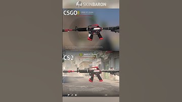 CS:GO vs CS2 M4A1-S Skins ⚡️ #Shorts