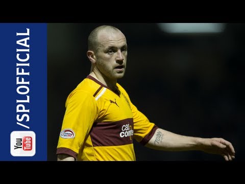 James McFadden Shot Takes Out John Rankin, Motherwell 0-1 Dundee United, 19/02/2013