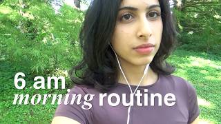 6am quiet & realistic morning routine