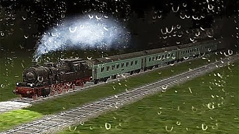 Train Sim - Southern England Using Prussian T 18 in Rainy Night - Simulasi Kereta Api